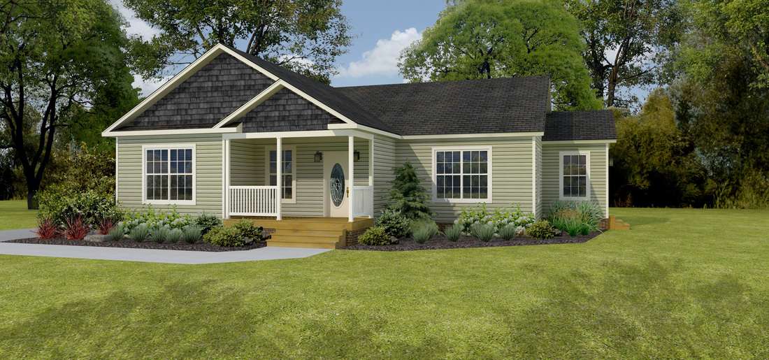 The Carolina Ranch Style Modular Floor Plan – The T-Ranch You’ve been Waiting For - Greensboro, NC