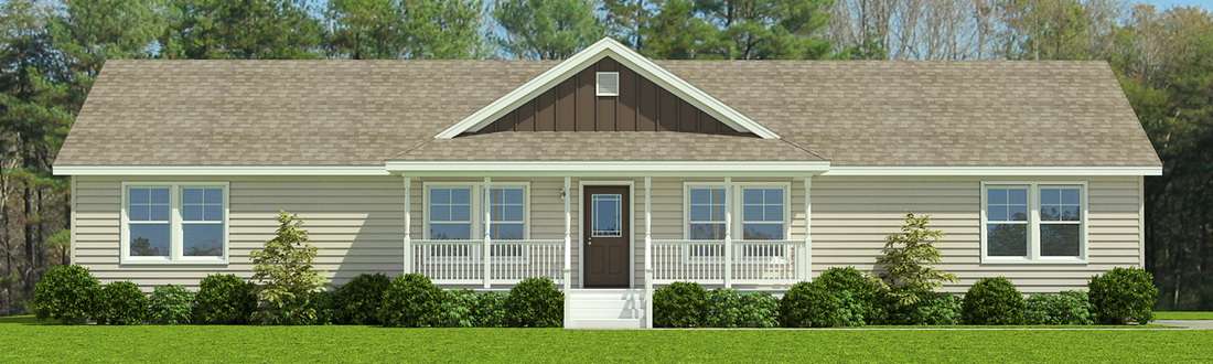 The Drake Ranch Style Modular Home Lets You Enjoy Optimized Indoor Space - Lincolnton, NC