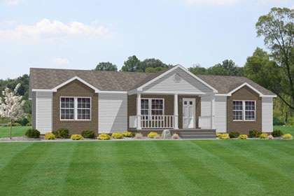 Ranch Style Modular Floor Plans - The Freeport Optimizes Usable Space and Energy Consumption of Your Home - Lewisburg, WV