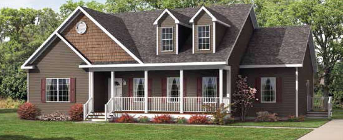 Trenton II Cape Cod Style Modular Floor Plan is Often Preferred by Young Couples and First Time Buyers, Find out Why – Lincolnton, NC