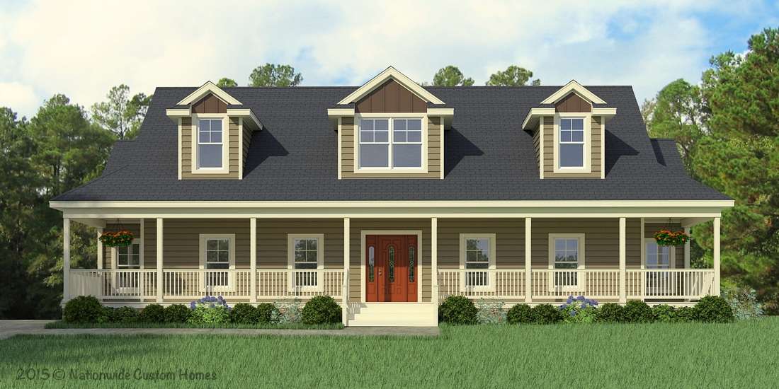 Greenbrier Cape Cod Style Modular Home – A Conventional Home with A Contemporary Twist - Charleston, WV Greenbrier Cape Cod Style Modular Home – A Conventional Home with A Contemporary Twist - Charleston, WV