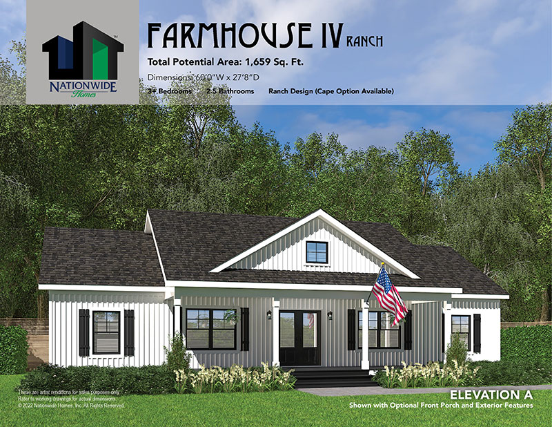 Silverpoint Homes - Farmhouse 4 Ranch 