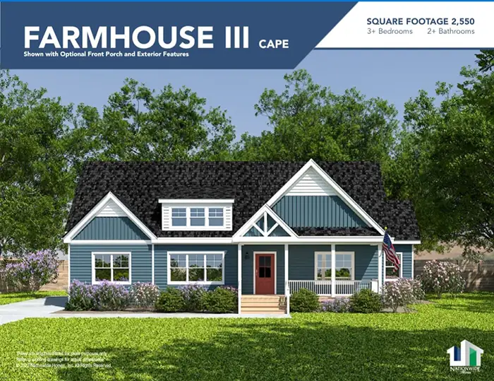 Silverpoint Homes - Farmhouse III Cape